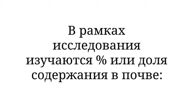 Анализ плодородия почвы в ЮКО
