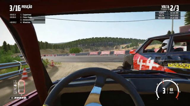 Wreckfest - Rocket (Ford Mustang) Boulder Bank Circuit