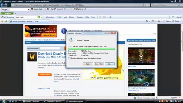 WOW Addon Tutorial for vista users смотреть онлайн