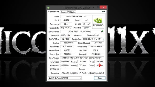 GIGABYTE NVIDIA GeForce GTX 770 2GB GDDR5 Graphics Card Review смотреть онлайн
