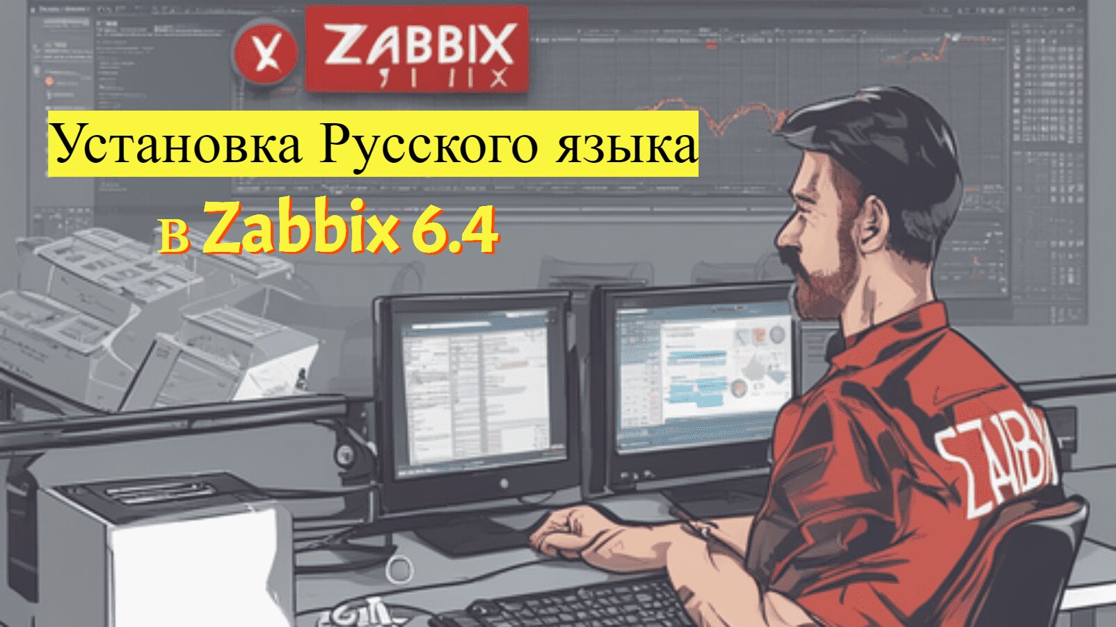 Установка zabbix 6.4 на ubuntu 22.04.2 смотреть онлайн