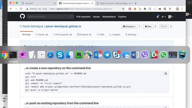 Вопросы 2: как запустить сайт в github смотреть онлайн
