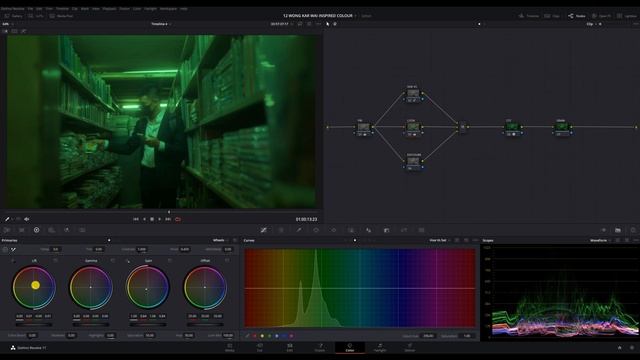 How to Color Grade like Wong Kar-wai | Davinci Resolve 18 Tutorial смотреть онлайн