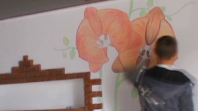 ЗD РИСУНОК НА СТЕНЕ / 3D picture on the wall смотреть онлайн