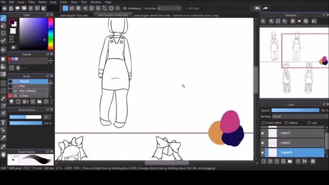 OC Langdon's uh Clothes Sketch | SpeedPaint смотреть онлайн