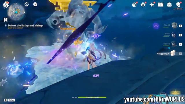 Bathysmal Vishap Absurd REGEN GLITCH - Genshin Impact Enkanomiya смотреть онлайн