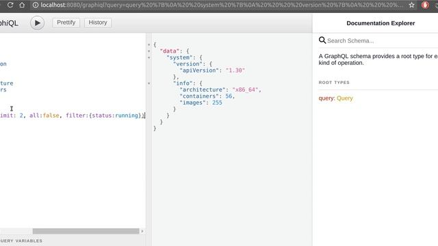 Docker API GraphQL смотреть онлайн