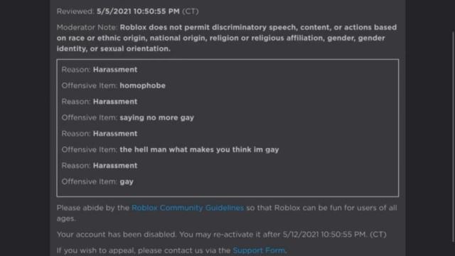 I GOT BANNED FOR 7 DAYS ON ROBLOX WHY ROBLOX WHY (READ DESC) смотреть онлайн