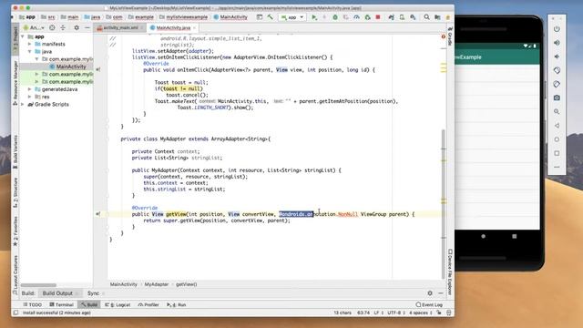 Android Listview using ArrayAdapter, BaseAdapter 2019 смотреть онлайн