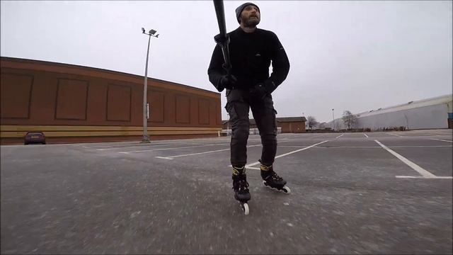 Inline skating - A car park is all you need for endless fun смотреть онлайн