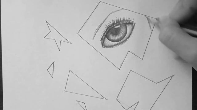 Простой, необычный рисунок карандашом/для начинающих смотреть онлайн