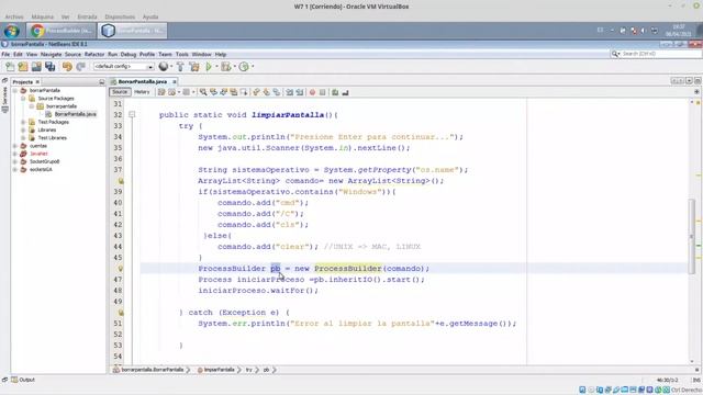 Borrar pantalla en Java ( linea de comandos ANT de Netbeans y consola de comandos Windos o Linux) смотреть онлайн