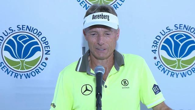 Bernhard Langer · Round 3 · Interview · 2023 US Senior Open Championship · PGA Champions Tour смотреть онлайн