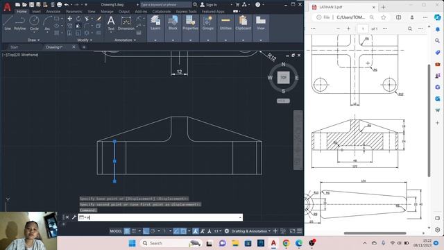 NAMA : PUTRY AMELYAH NIM : 226411021 LATIHAN AUTOCAD 2D LATIHAN 3. смотреть онлайн