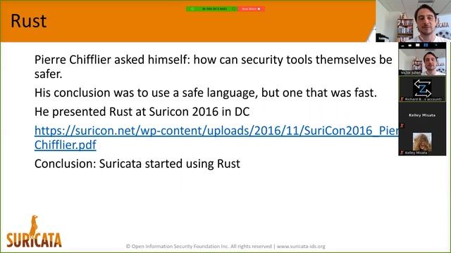 Zeek From Home - Suricata - Victor Julien and Josh Stroschein - 20 May 2020 смотреть онлайн
