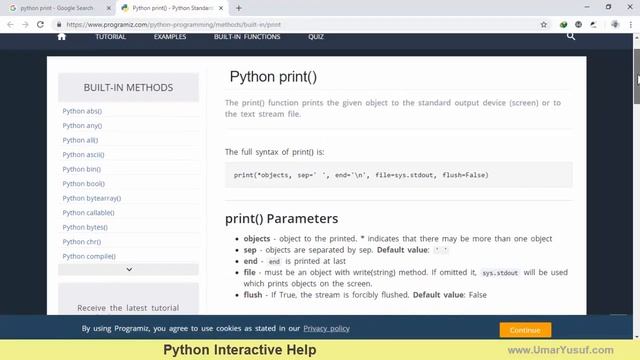 Python Implementations, Comment, Variable, Interactive Help смотреть онлайн