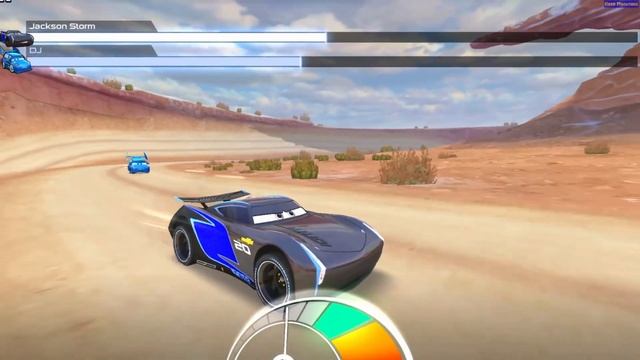 Cars Stages: Lightning McQueen Vs Jackson Storm Game смотреть онлайн