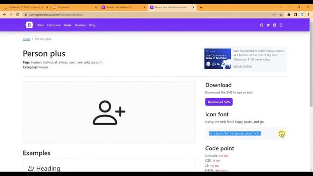 Add Bootstrap icons to website | codeigniter 4 tutorial in hindi | ecommerce website| website desig смотреть онлайн