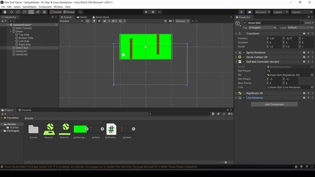 How to Make A Simple 2D Golf Game in Unity (For Beginners)! смотреть онлайн