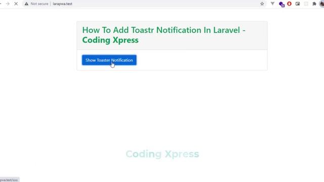 How To Add Toastr Notification In Laravel Application | Laravel Tutorial | Coding Xpress смотреть онлайн