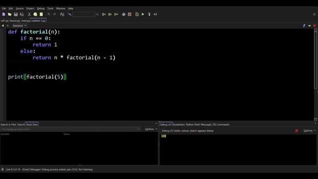 Уроки программирования на Python Рекурсия смотреть онлайн