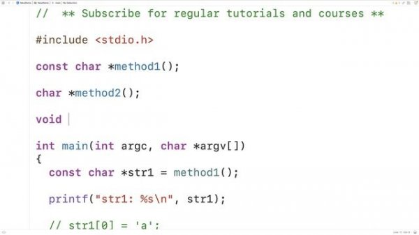How To Return A String From A Function | C Programming Tutorial