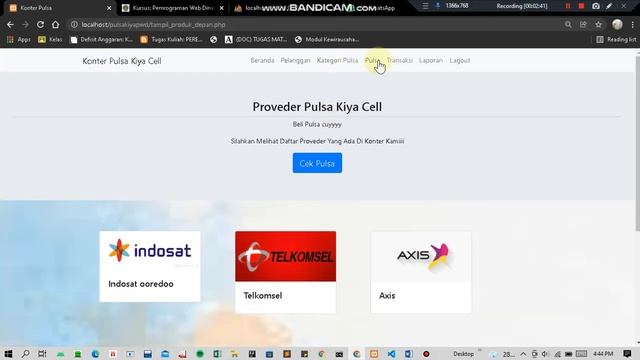 1900018116 - Tara Maydita Nur R - File JSON & XML Konter Pulsa смотреть онлайн