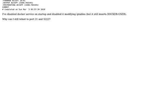 DevOps & SysAdmins: Cannot block port 21 and 5222 via iptables (due to docker?) (2 Solutions!!) смотреть онлайн