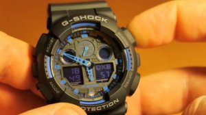 Настройка часов Casio G shock GA-100 [5081]