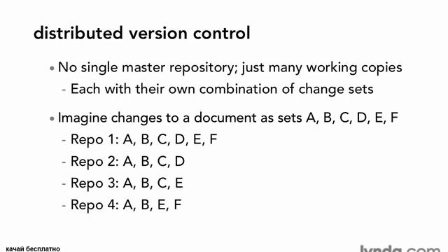 1.03 What is Git About distributed version control (Что обозначает распределенный контроль версий) смотреть онлайн