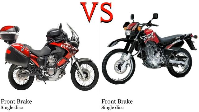 Honda XL 700 Transalp vs Yamaha XT 600 E Test specification comparison смотреть онлайн