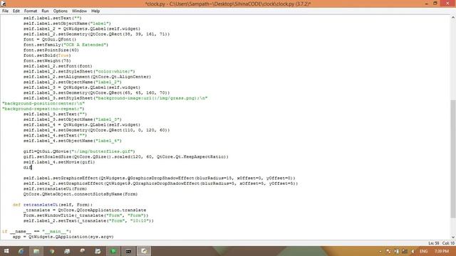 PyQt5 Projects - python clock program смотреть онлайн