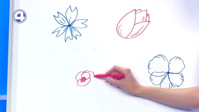 КАК НАРИСОВАТЬ РОЗЫ, ТЮЛЬПАНЫ ИЛИ ГВОЗДИКИ? Урок по рисованию для вороны Капы и Санька! 16.08.22 смотреть онлайн