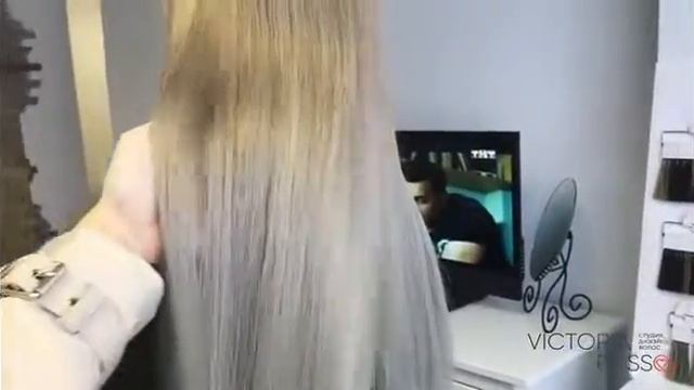 Наращивание капсульное 120 прядей 60 см. Студия Victoria Russo смотреть онлайн