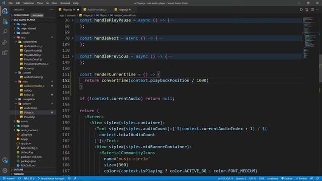 #27 Render Live TimeStamp - React Native Audio Player смотреть онлайн