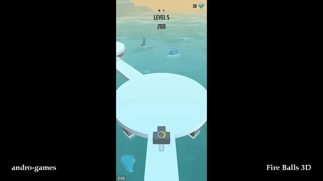 Fire Balls 3D (by VOODOO) - arcade game for android and iOS - gameplay. смотреть онлайн