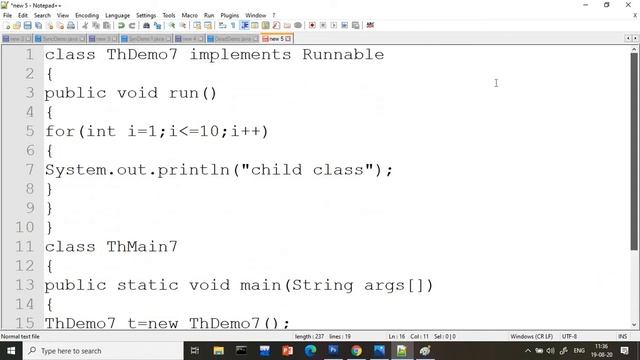 Runnable interface in java | Multi threading in java смотреть онлайн