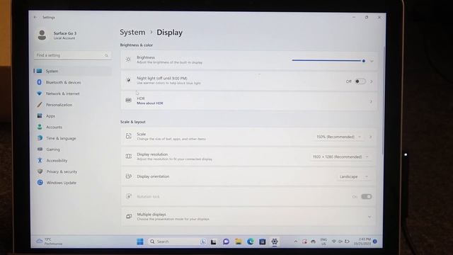 How to Change Display Resolution on Microsoft Surface Go 3 смотреть онлайн