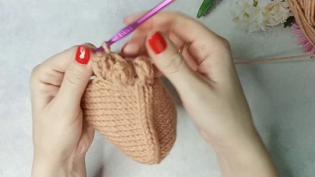 Так можно обвязать любые следки!!! В итоге- Шикарные комнатные сапожки ? смотреть онлайн