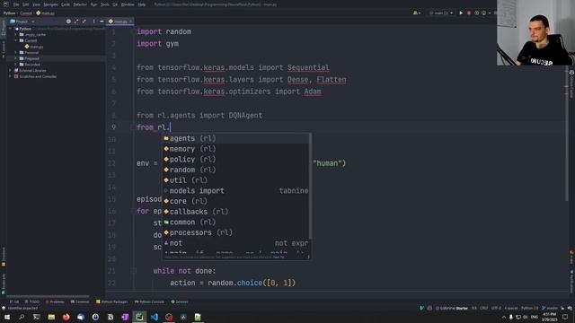 Deep Reinforcement Learning with OpenAI Gym in Python смотреть онлайн