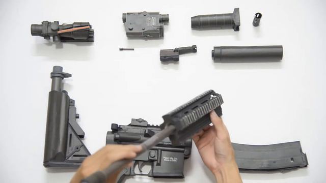 HK416 Papercraft A4 смотреть онлайн