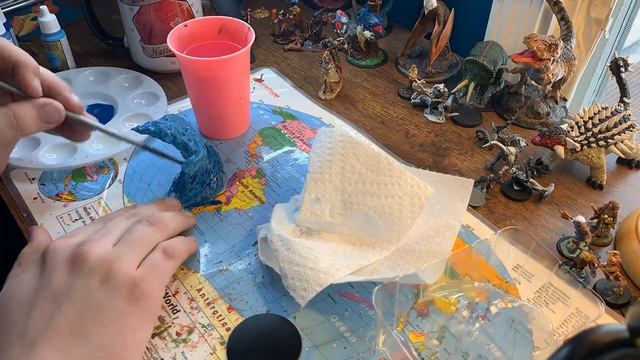 Miniature Painting Time-lapse | Water Elemental!!!