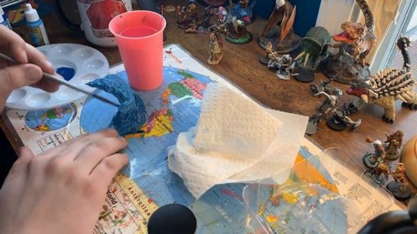 Miniature Painting Time-lapse | Water Elemental!!!