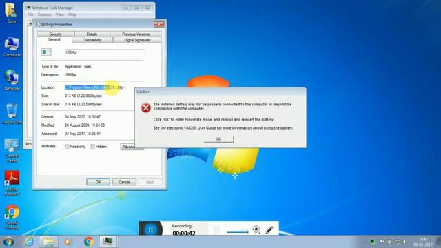 The Installed Battery May Not Be Properly Connected To The Computer....