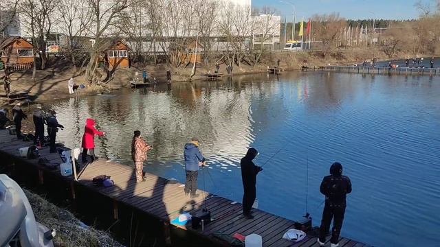 8.04.23 КРХ Белая Дача,открытие весеннего сезона 2023,ловля северной форели! смотреть онлайн