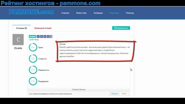 Рейтинг хостингов на основе правдивых отзывов смотреть онлайн