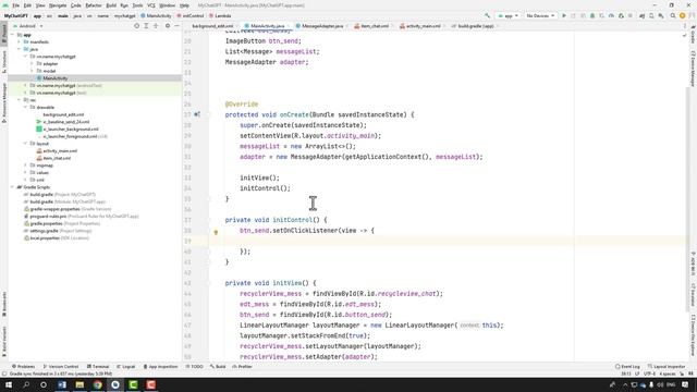 Tích hợp chát GPT vào trong app android | Android studio | Java смотреть онлайн
