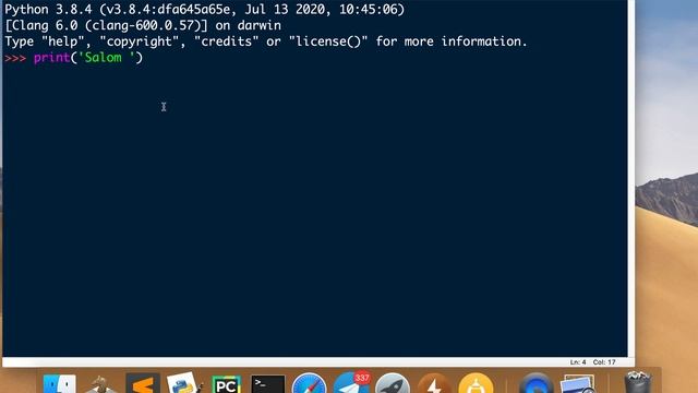 Python dasturlash Tili - #2-Dars . Birinchi programma смотреть онлайн