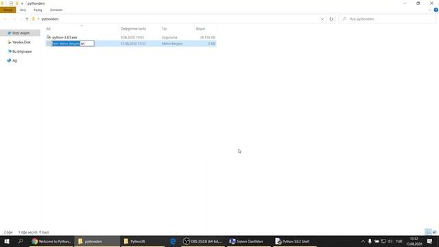 Python Giriş Dersleri - Python 3.8 Kurulumu ve İlk Program смотреть онлайн