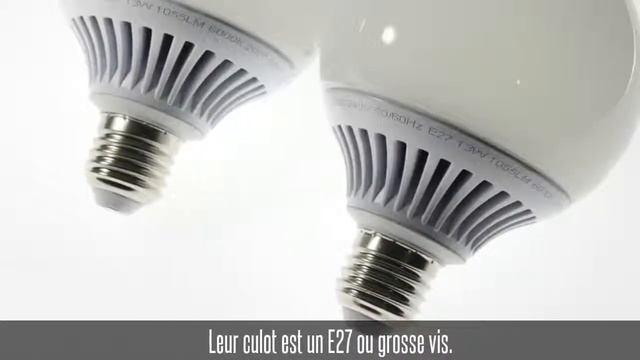 Pack de 2 ampoules led E27, 13W, 200°, 1055 lm, blanc froid смотреть онлайн